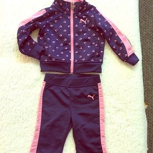 Puma toddler track suit
